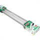 Luminaria Led Aletada Taschibra Tubular 2 X 20,5W Bivolt Branco 130Cm -01 Luminaria Led Aletada Taschibra Tubular 2 X 20,5W Bivolt Branco 130Cm -01