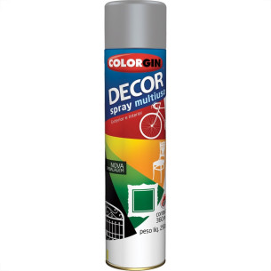 Tinta Spray Colorgin Decor Cinza Primer 360Ml 8721