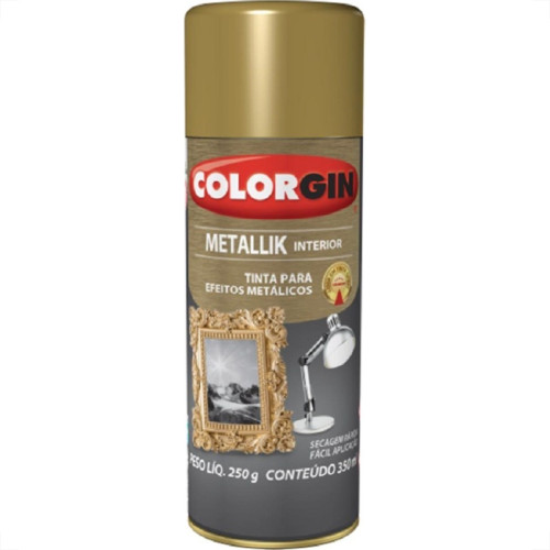 Tinta Spray Colorgin Metalik Cobre 350Ml 54 Tinta Spray Colorgin Metalik Cobre 350Ml 54