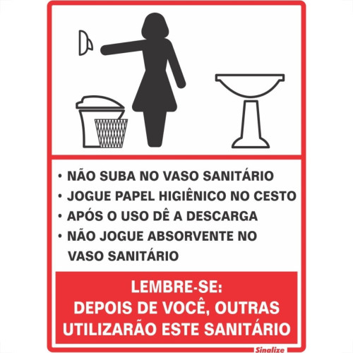 Placa Sinalizacao Poliestireno 15X20 ''procedimento Sanitario Feminino'' 220Ag Placa Sinalizacao Poliestireno 15X20 ''procedimento Sanitario Feminino'' 220Ag