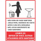 Placa Sinalizacao Poliestireno 15X20 ''procedimento Sanitario Feminino'' 220Ag Placa Sinalizacao Poliestireno 15X20 ''procedimento Sanitario Feminino'' 220Ag