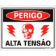 Placa Sinalizacao Poliestireno 15X20 ''Perigo Alta Tensao'' 220Be Placa Sinalizacao Poliestireno 15X20 ''Perigo Alta Tensao'' 220Be