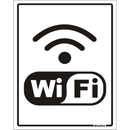 Placa Sinalizacao Poliestireno 15X20 ''Internet Wifi'' 220Br Placa Sinalizacao Poliestireno 15X20 ''Internet Wifi'' 220Br
