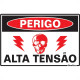 Placa Sinalizacao Poliestireno 20X30 ''Perigo Alta Tensao'' 250Ao Placa Sinalizacao Poliestireno 20X30 ''Perigo Alta Tensao'' 250Ao
