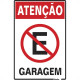 Placa Sinalizacao Poliestireno 20X30 ''Atencao Garagem'' 250Az Placa Sinalizacao Poliestireno 20X30 ''Atencao Garagem'' 250Az