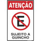 Placa Sinalizacao Poliestireno 20X30 ''Proibido Estacionar Sujeito A Guincho'' 250By Placa Sinalizacao Poliestireno 20X30 ''Proibido Estacionar Sujeito A Guincho'' 250By