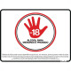Placa Sinalizacao Poliestireno 20X25 ''Alcool Para Menores É Proibido'' 290Sp Placa Sinalizacao Poliestireno 20X25 ''Alcool Para Menores É Proibido'' 290Sp