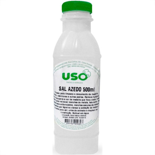 Sal Azedo Uso 500Ml Frasco 0977-2 Sal Azedo Uso 500Ml Frasco 0977-2