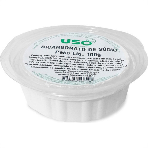 Bicarbonato De Sodio Uso 100G 0891-1 - Kit C/6 Bicarbonato De Sodio Uso 100G 0891-1 - Kit C/6