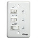 Controle Ventilador Techna Capacitivo 127V Branco Vt-007 Controle Ventilador Techna Capacitivo 127V Branco Vt-007