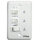 Controle Ventilador Techna Capacitivo 220V Branco Vt-008 Controle Ventilador Techna Capacitivo 220V Branco Vt-008