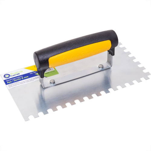 Desempenadeira Aco Castor Dentada 10X24Cm 423