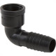 Plasbohn Preto Cotovelo Interno  1'' 2447 - Kit C/25