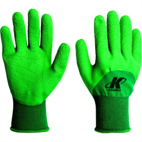 Luva Malha Kalipso Verde Confortato Emborrachada M Par - Kit C/12 Luva Malha Kalipso Verde Confortato Emborrachada M Par - Kit C/12