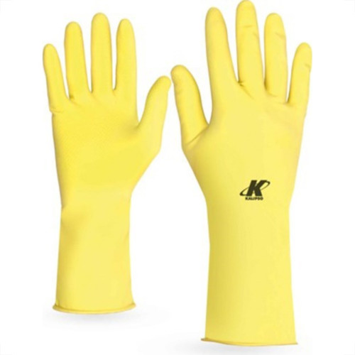 Luva Kalipso Latex Amarela P Par Luva Kalipso Latex Amarela P Par
