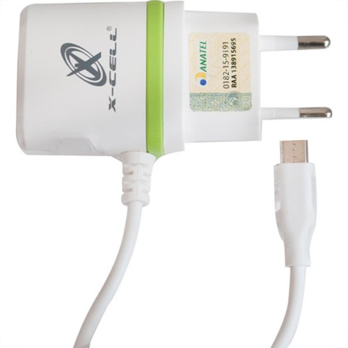 Carregador Flexgold Turbo 1 Usb Com Pino Adaptador Com Cabo V8 Xc-V8/Glx Carregador Flexgold Turbo 1 Usb Com Pino Adaptador Com Cabo V8 Xc-V8/Glx