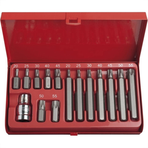 Ponteira Torx Eda Longo/Curto Kit 16Pecas 8Sq Ponteira Torx Eda Longo/Curto Kit 16Pecas 8Sq