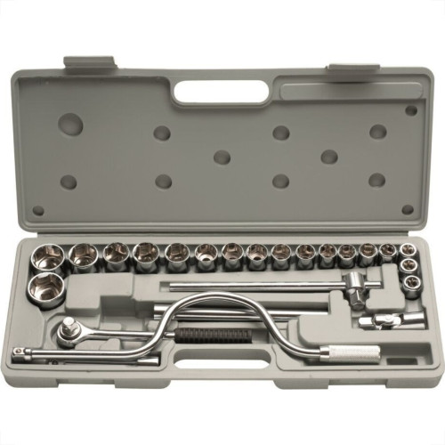 Soquete Eda Bits Com Catraca Encaixe 1/2''24 Pecas 2Gd Soquete Eda Bits Com Catraca Encaixe 1/2''24 Pecas 2Gd
