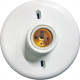 Plafonier Pvc Elite Branco Redondo Soquete Porcelana E27 1028 Plafonier Pvc Elite Branco Redondo Soquete Porcelana E27 1028