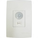 Sensor Qualitronix Parede Embutir Foto 180° Com Chave Branco Qi6M Sensor Qualitronix Parede Embutir Foto 180° Com Chave Branco Qi6M