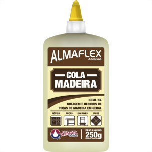 Cola Madeira Almaflex 250G 1752 1752 . / Kit C/ 12