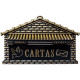 Caixa Carta Real Plastico''Casinha''N08P Preta Grande 537 Caixa Carta Real Plastico''Casinha''N08P Preta Grande 537