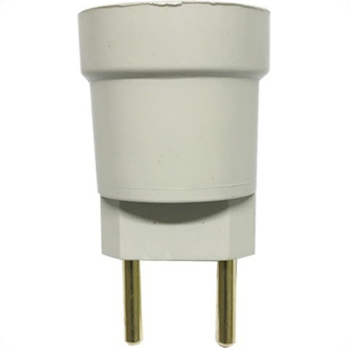 Pino Porta Lampada 2 Polos Voltec Branco V401.1 - Kit C/50 Pino Porta Lampada 2 Polos Voltec Branco V401.1 - Kit C/50