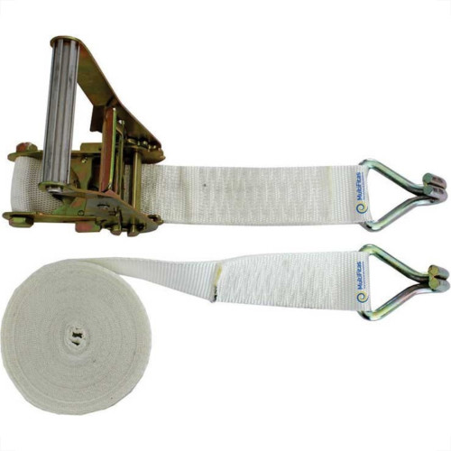 Cinta Para Carga Multifitas Com Catraca 1,5Toneladas Branca 50Mmx9M ''J'' 1Peca Cinta Para Carga Multifitas Com Catraca 1,5Toneladas Branca 50Mmx9M ''J'' 1Peca
