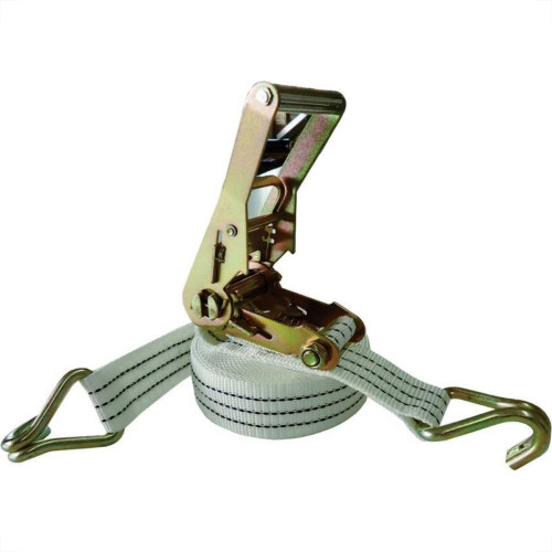 Cinta Para Carga Multifitas Com Catraca 3Toneladas Branca 50Mmx9M ''J'' 1Peca Cinta Para Carga Multifitas Com Catraca 3Toneladas Branca 50Mmx9M ''J'' 1Peca