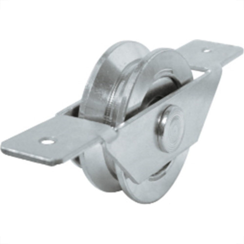 Roldana ''V'' Detoni Com Suporte Aberto+Rolamento 2.1/2'' - Kit C/2
