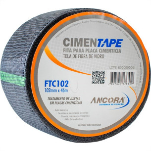 Fita Drywall Ancora Telada Para Placa Cimenticia 102mm X 46m Ftc102