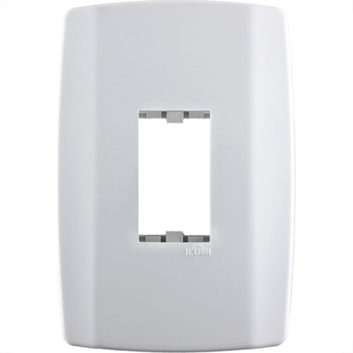 Placa Ilumi Slim 4X2 Branca (1Modulo Vertical) 82060 Placa Ilumi Slim 4X2 Branca (1Modulo Vertical) 82060