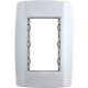 Placa Ilumi Slim 4X2 Branca (3Modulo Horizontal) 82100 Placa Ilumi Slim 4X2 Branca (3Modulo Horizontal) 82100