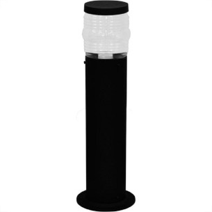 Poste Balizador Condulai Pvc 50Cm Preto Pos 050 Pt