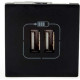 Modulo Pial Plus+ Preto 2Tomada Usb 2400Ma 615089Pt Modulo Pial Plus+ Preto 2Tomada Usb 2400Ma 615089Pt