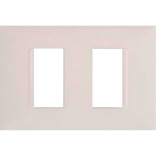Placa Pial Plus+ Branca 4X2 (2 Modulo Distanciado) 618506Bc