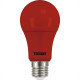 Lampada Led Bulbo Taschibra 5W Tkl Vermelha 