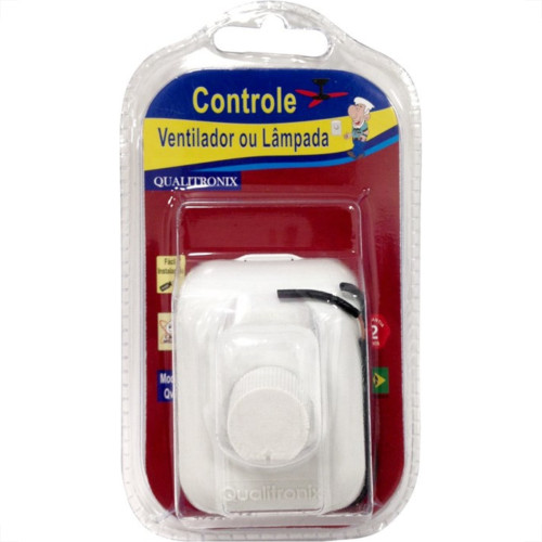 Controle Ventilador Qualitronix Luz Sobrepor Qv39 Controle Ventilador Qualitronix Luz Sobrepor Qv39