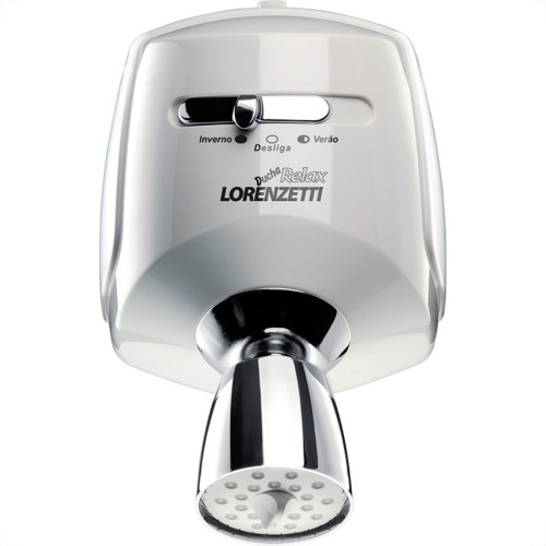 Ducha Lorenzetti Relax Lux Branca/Cromada 3T 127V 5500W Ducha Lorenzetti Relax Lux Branca/Cromada 3T 127V 5500W