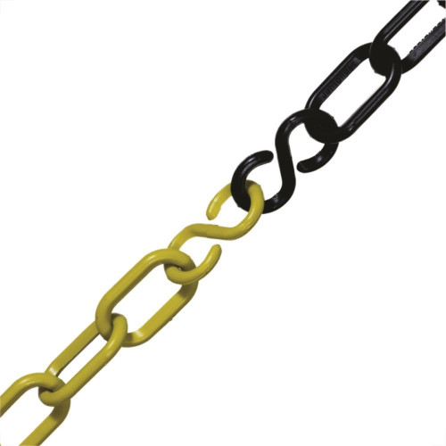 Corrente Pvc Juntalider 08X25M Amarela/Preta Corrente Pvc Juntalider 08X25M Amarela/Preta