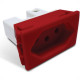 Tomada Painel Steck Com Borne 10A 250V Vermelha S8622 Tomada Painel Steck Com Borne 10A 250V Vermelha S8622