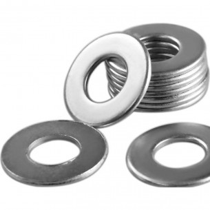 Arruela Lisa Zincada Lgsteel   3/8'' 1Kg +-160 Pecas