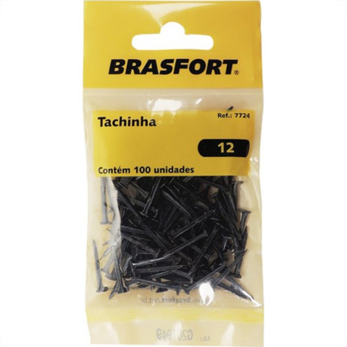 Cartela Tachinha Brasfort 12 Com 100 Pecas 7724 Cartela Tachinha Brasfort 12 Com 100 Pecas 7724