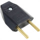 Pino Macho 2 Polos Perlex Macico 10A Preto 1041Prc/10 - Kit C/10 Pino Macho 2 Polos Perlex Macico 10A Preto 1041Prc/10 - Kit C/10