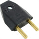 Pino Macho 2 Polos Perlex Macico 20A Preto 1046Prc/10 - Kit C/10 Pino Macho 2 Polos Perlex Macico 20A Preto 1046Prc/10 - Kit C/10