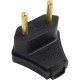 Pino Triangulo 2 Polos Perlex Macico Preto 2044Prc/10 - Kit C/10 Pino Triangulo 2 Polos Perlex Macico Preto 2044Prc/10 - Kit C/10
