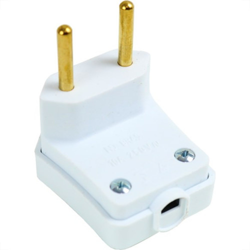 Pino Prensa Cabo Perlex 2 Polos 10A Branco 2054Brc/10 - Kit C/10 Pino Prensa Cabo Perlex 2 Polos 10A Branco 2054Brc/10 - Kit C/10