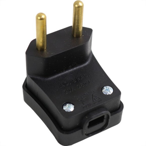 Pino Prensa Cabo Perlex 2 Polos 20A Preto 2058Prc/10 - Kit C/10 Pino Prensa Cabo Perlex 2 Polos 20A Preto 2058Prc/10 - Kit C/10