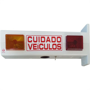 Sinalizador Garagem Toller Pvc Led Com Bip Bivolt Tesg-1L