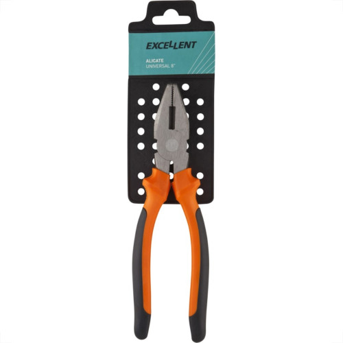 Alicate Universal Profissional Excellent 08''Cabo Vlaranja/Preto 8Vl Alicate Universal Profissional Excellent 08''Cabo Vlaranja/Preto 8Vl